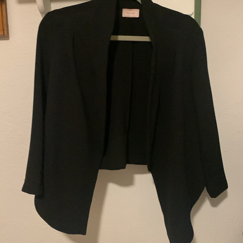 Love lady black Crepe blazer/ jacket size large